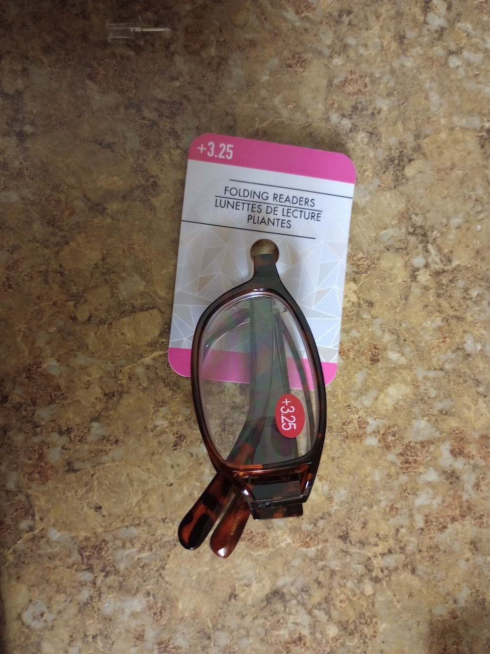 YNS Generic Tortoiseshell Folding Reading Glasses - Brown
